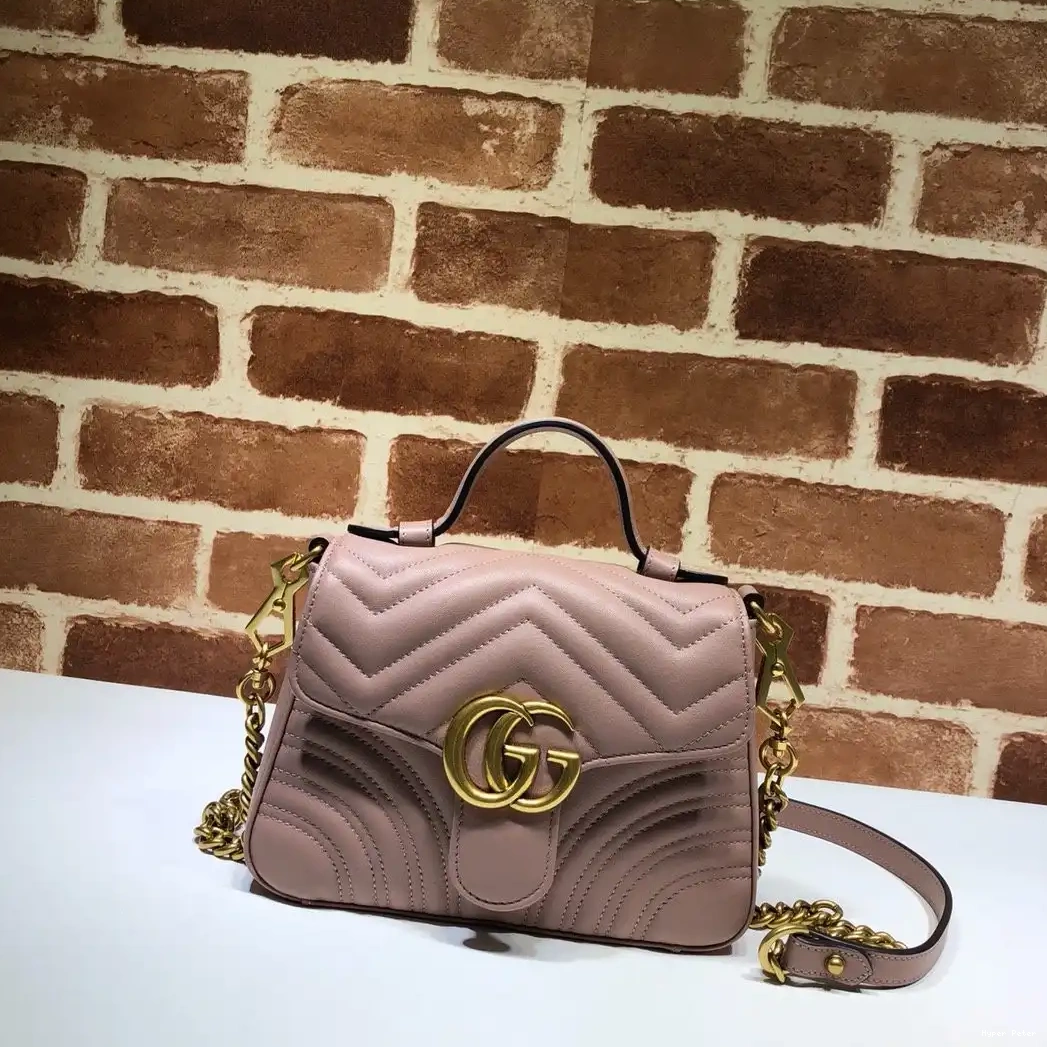 Hyper Peter top GUCCI bag handle mini Marmont GG 0707